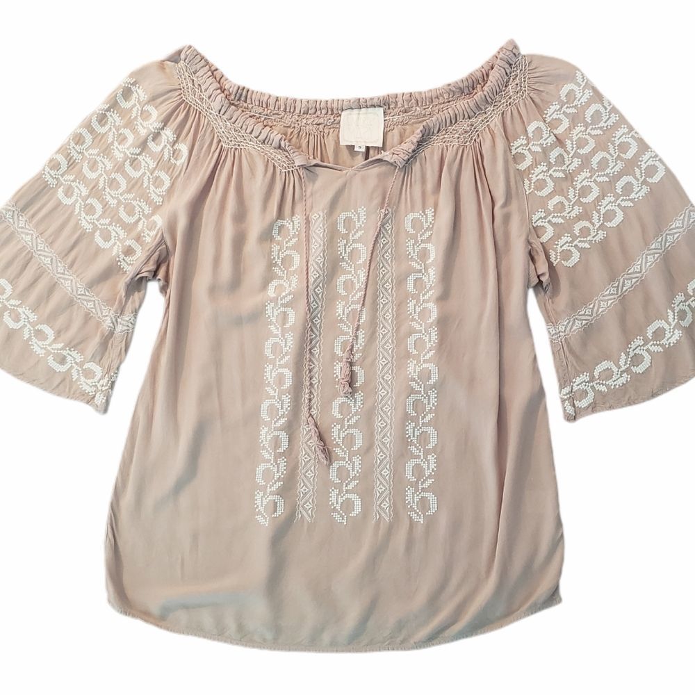 Sincerely Mary embroidered blouse